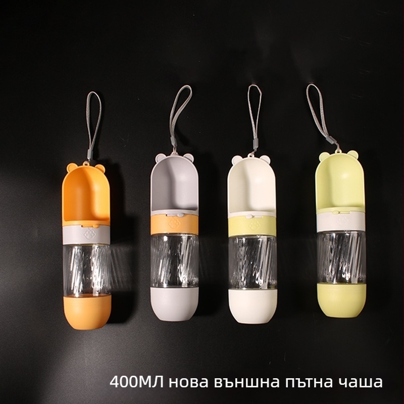 Автоматична висяща чаша за вода за домашни любимци — пластмасова, подходяща за кучета и котки, марка Dog overlord