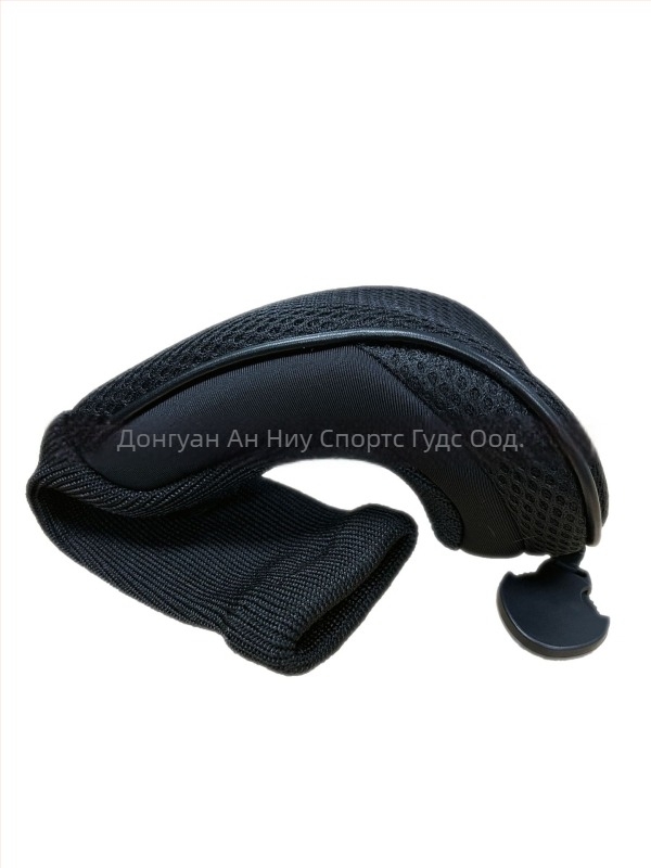 Калъф за глава на голф клуб с дълга шийка и мрежеста конструкция, полиестерен материал, печатано лого, възможност за персонализация