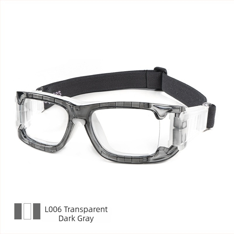 OPOLLY L006 Спортни очила за миопия, PC рамка, унисекс, със сменяеми лещи и подвижни дръжки, за баскетбол, футбол и бягане