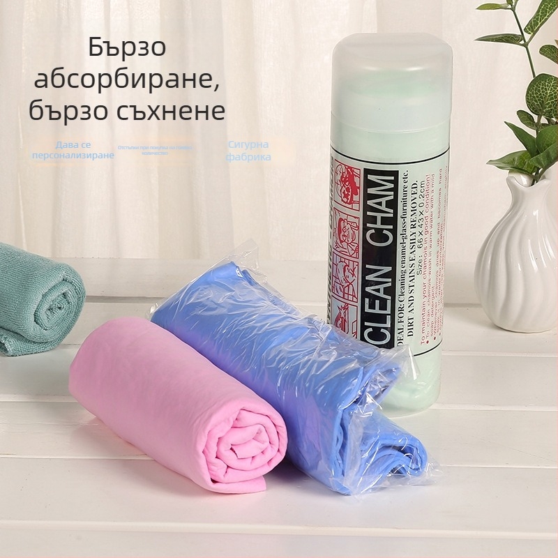 Спортна кърпа от PVA материал, плоско релефно тъкане, 8 нишки едножилна прежда, тегло 141 g, охлаждаща и бързосъхнеща (абсорбция на вода 5–10 s)