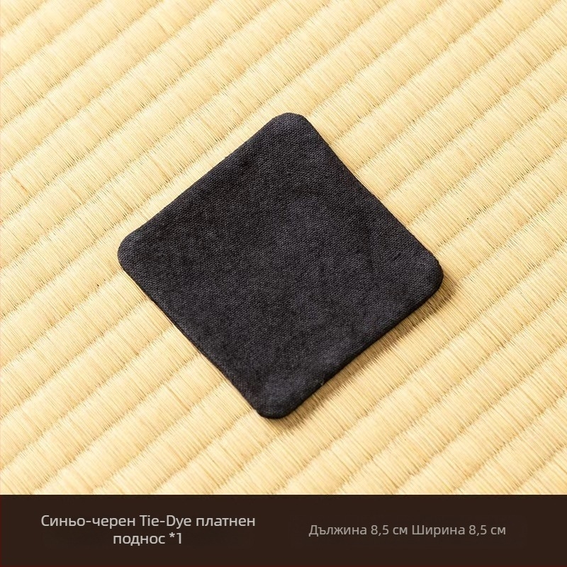 Подложка за чай от плат с тай-дай дизайн, двустранна, абсорбираща, за чаши и чайник