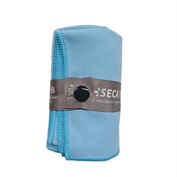 Бързосъхнеща микрофибърна кърпа за плуване и фитнес — преносима, абсорбира пот, 150D нишка, права тъкан, тегло под 100 g