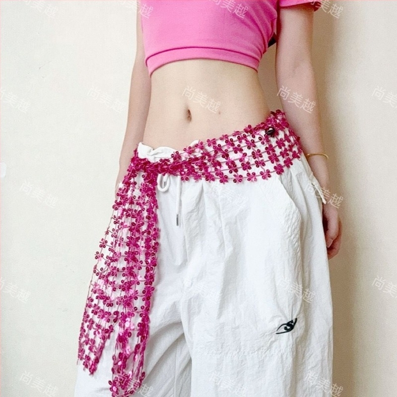 Верига за талия за джаз танц, метал, детски стил, лято 2021