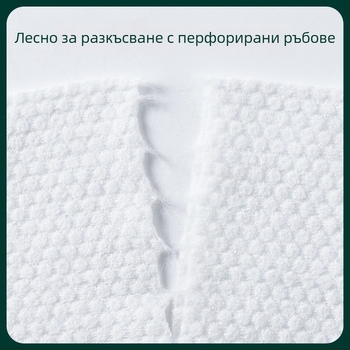 Еднократна лицева кърпа в голяма ролка, удебелена, салонно качество, дървено влакно, марка Winne Fragrance