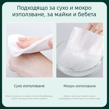 Еднократна лицева кърпа в голяма ролка, удебелена, салонно качество, дървено влакно, марка Winne Fragrance