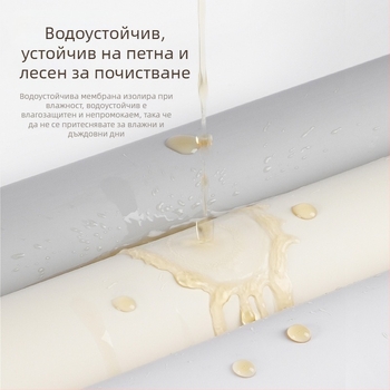 Едноцветен самозалепващ филм за шкафове и гардероби, обновява мебелите – водоустойчив и влагозащитен.