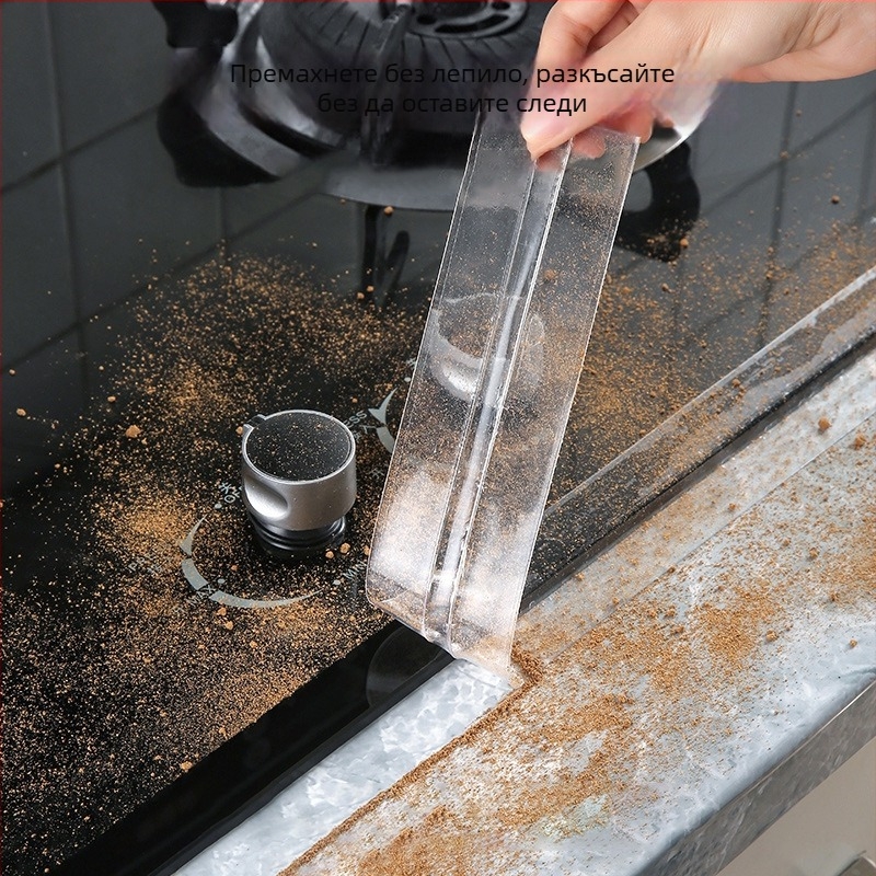 PVC самозалепваща лента за уплътняване на ръбове около мивка и тоалетна, водоустойчива, против мухъл, за кухня и баня