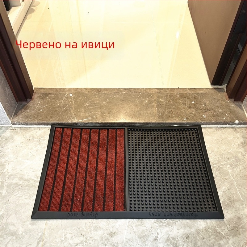 Входна гумена подложка за пода – антихлъзгаща повърхност, дезинфекция, миеща се, стил модерен минимализъм, марка YMO