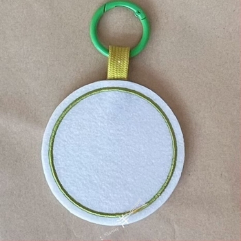 Ключодържател от филц, кръгъл за деца, пролет 2024