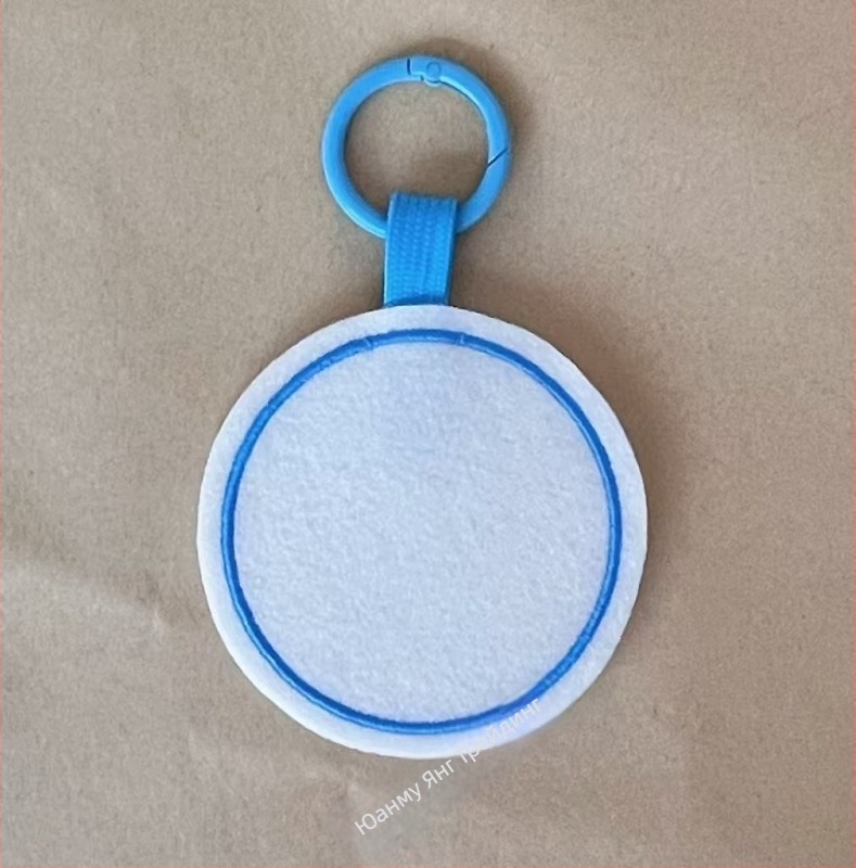 Ключодържател от филц, кръгъл за деца, пролет 2024