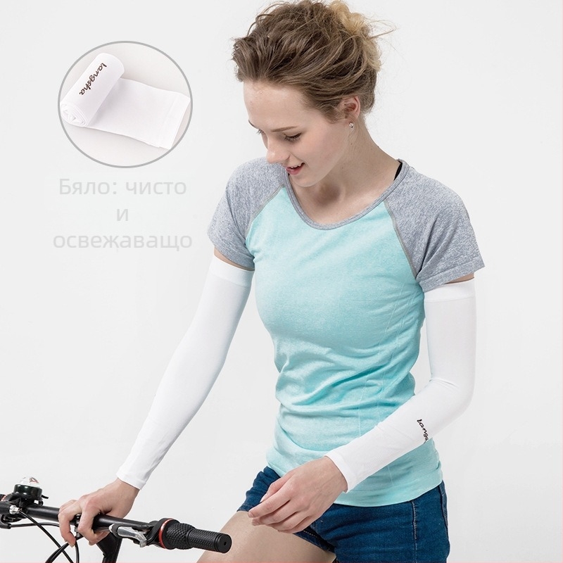 Langsha Ice Sleeve – унисекс ръкави за слънцезащита, изработени от 90% нейлон, дебелина 20–24 g, летен модел 2024