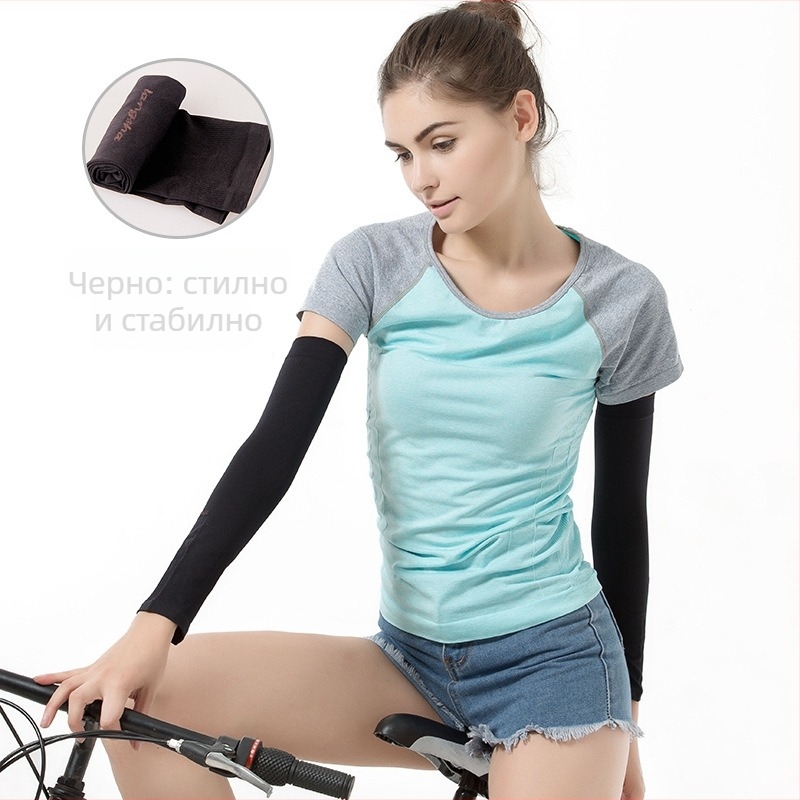 Langsha Ice Sleeve – унисекс ръкави за слънцезащита, изработени от 90% нейлон, дебелина 20–24 g, летен модел 2024