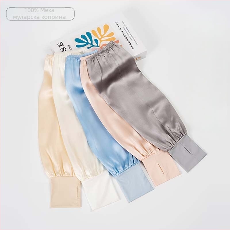 Mulberry Silk Oversleeve, 100% коприна, UV защита, дишаща, за спорт на открито и шофиране