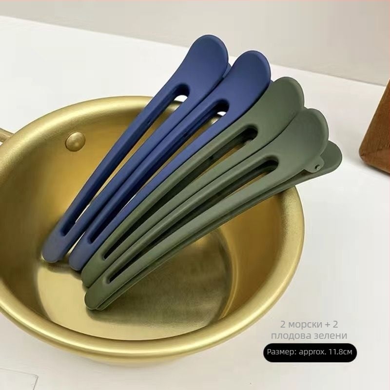 Клип за коса, дълъг Duckbill клип за бретон, за деца, аксесоар за глава, корейски стил, пролет 2025