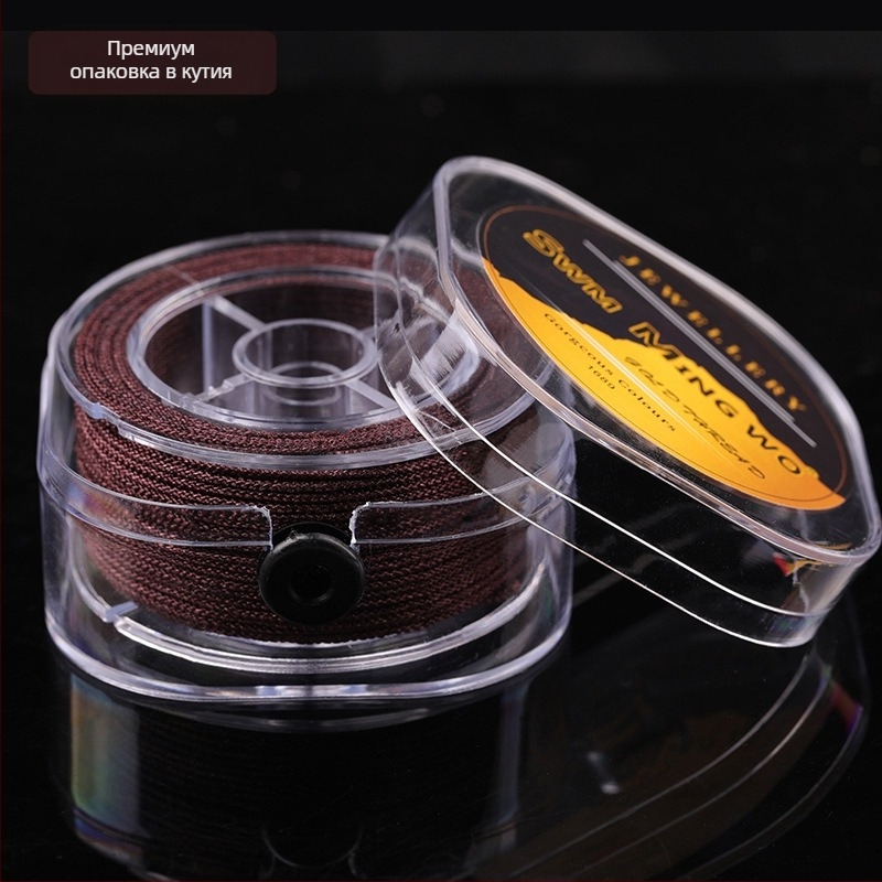 Mingwo Безеластичен шнур за мъниста и будистки мъниста - сплавен, плетен шнур, произход Yiwu, есен 2024