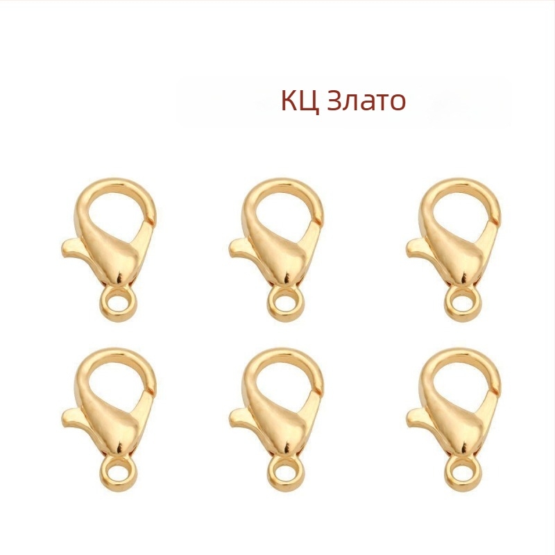 DIY комплект за изработване на бижута: отварящи се пръстени, T-пинове, Lobster clasp, позициониращи мъниста и 9-образна игла