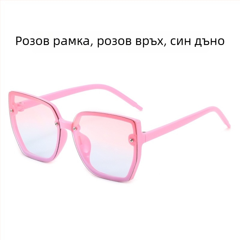 Детски слънчеви очила, безрамкови, PC рамка и PC лещи, UV400 защита, неполяризирани