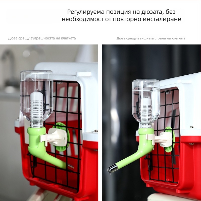 Висящ диспенсър за вода за домашни любимци с топка – ABS, Dougez, 72 бр., лицензиран частен етикет