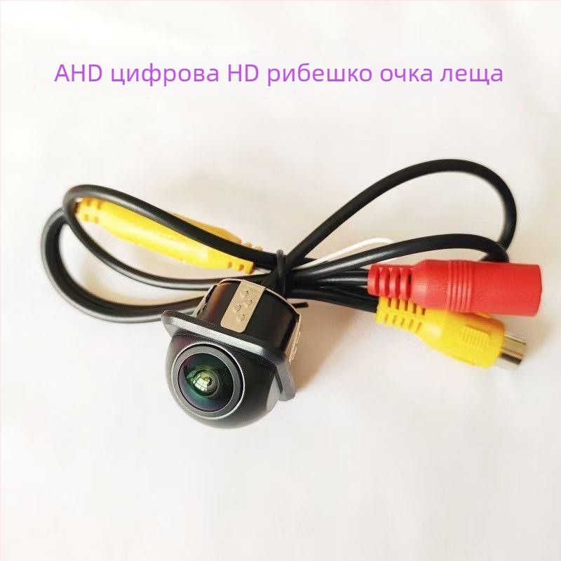 Универсална автомобилна камера за обратно виждане, монтирана на слънчев визьор, нощно виждане, HD, водоустойчива, CCD/AHD