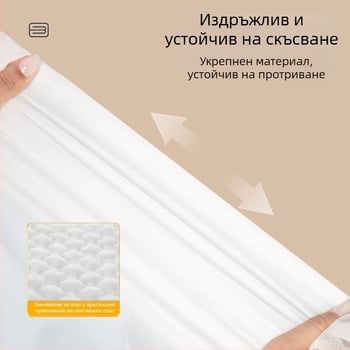 Еднократен комплект за пътуване: чаршаф за легло и калъфка за възглавница, нетъкан текстил, против прах, за хотели и къщи за гости