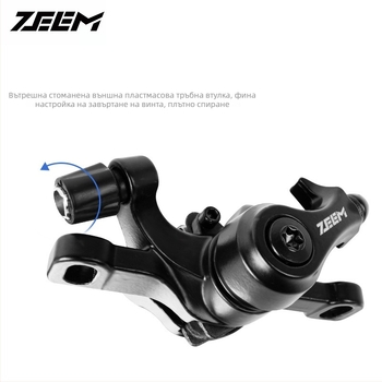 ZEEM велосипедна дискова спирачка, механично задвижване с кабел, модел M315 MT200, алуминиев сплав