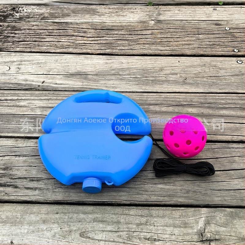 Соло тренажор за пикълбол с 40 дупки — комплект за тренировка с въже, PTE, около 0,15 кг, прозрачен пакет