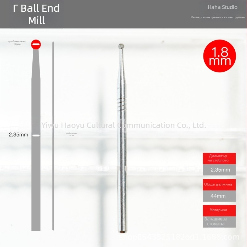 Ръчно изработен карвинг-нож с топкова върха от твърда стомана за дърво, кост и маслинови костилки