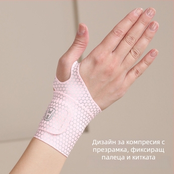 Китков брейсър за тенис, бадминтон и боулинг — нейлон, защита на китката