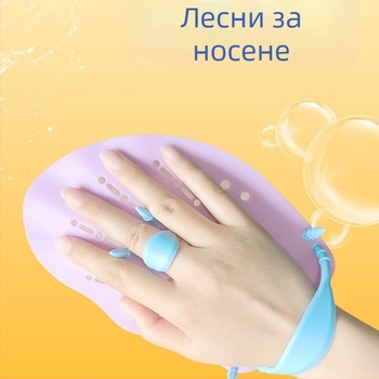 Нов модел макароненоцветни ръчни лопатки за свободно гмуркане – нехлъзгащи се, износоустойчиви за плуване