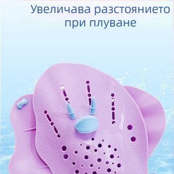 Нов модел макароненоцветни ръчни лопатки за свободно гмуркане – нехлъзгащи се, износоустойчиви за плуване