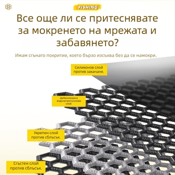 Tab Нейлонова защита за риболов – преносима мини чанта за див риболов