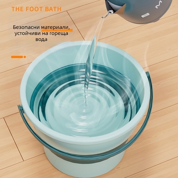 Сгъваема кофа за открито - портативна PP пластмасова кофа, Xin cong, пусната през 2023 г., 0,1 кг