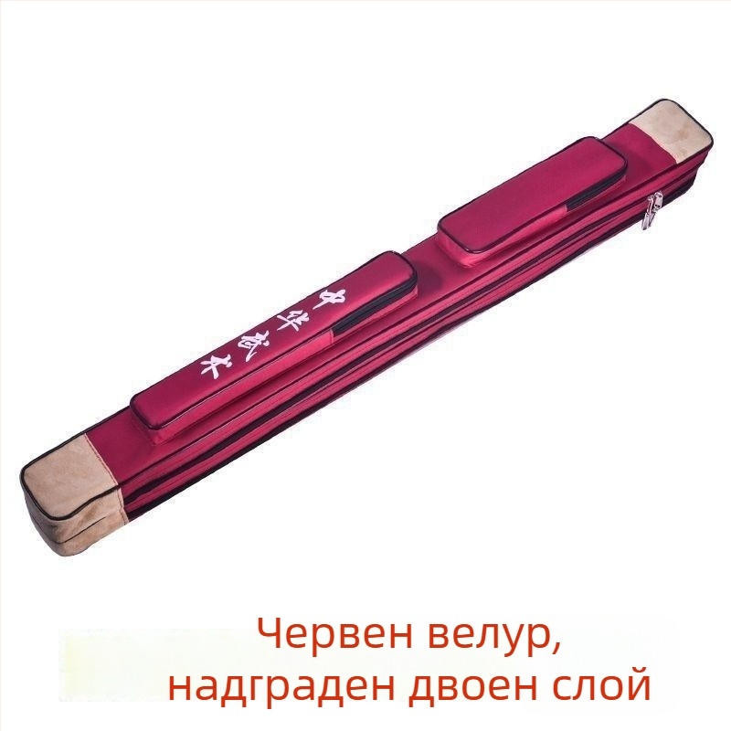 Укрепена чанта за Тай Чи меч, калъф за сабя, мултифункционална тренировъчна торба, водоустойчива, за носене на гръб