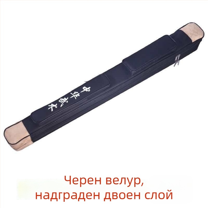Укрепена чанта за Тай Чи меч, калъф за сабя, мултифункционална тренировъчна торба, водоустойчива, за носене на гръб
