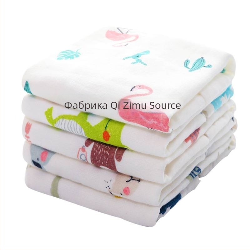 Бебешка марля кърпа за баня – 100% памук, правоъгълна, 70 г