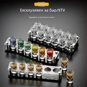Комплект чаши за вино от стъкло със отпечатано лого, капацитет 1–100 мл, тегло 1.0 кг