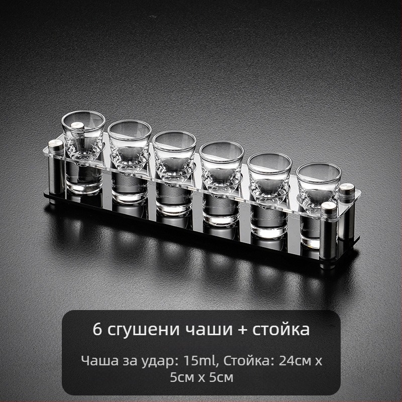 Комплект чаши за вино от стъкло със отпечатано лого, капацитет 1–100 мл, тегло 1.0 кг