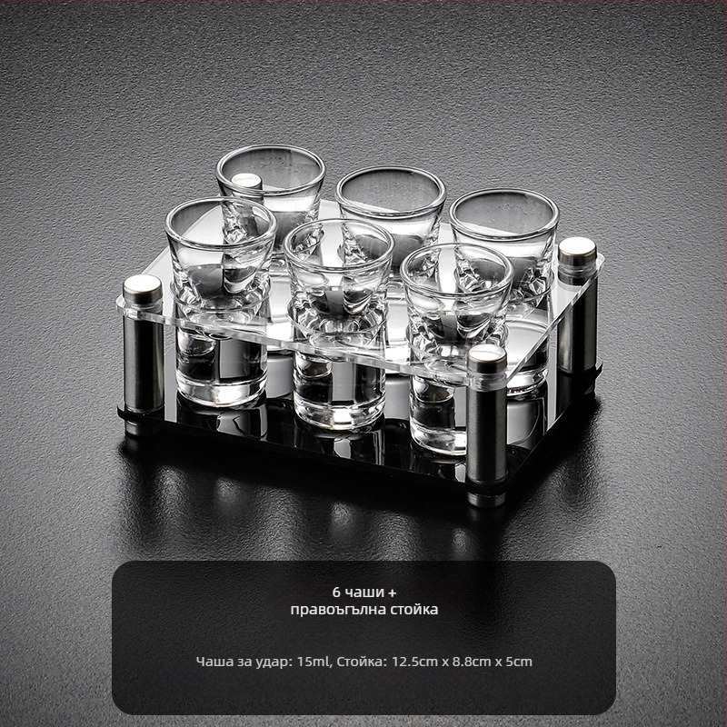 Комплект чаши за вино от стъкло със отпечатано лого, капацитет 1–100 мл, тегло 1.0 кг