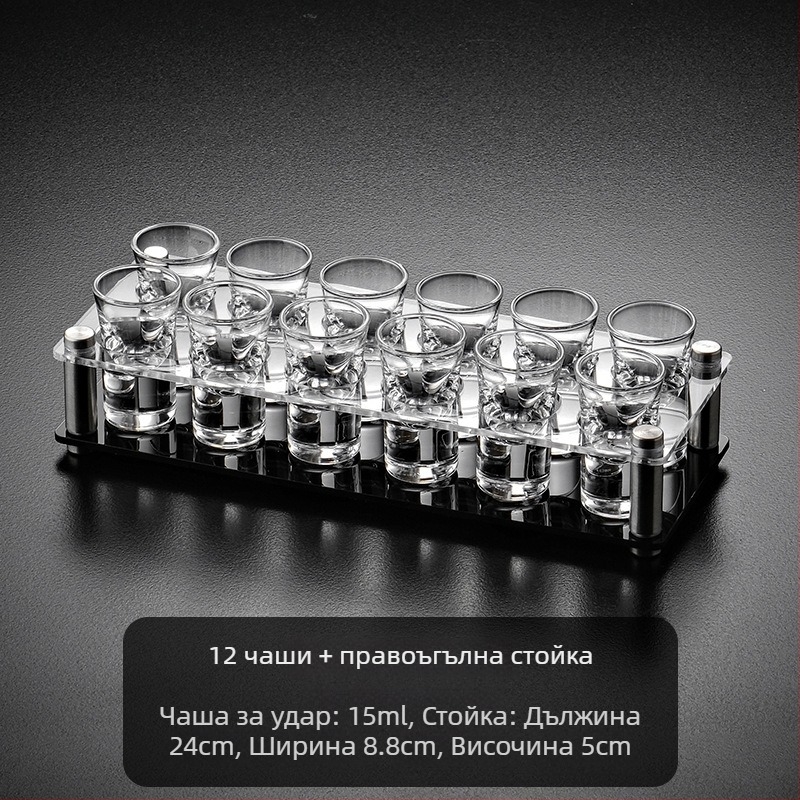 Комплект чаши за вино от стъкло със отпечатано лого, капацитет 1–100 мл, тегло 1.0 кг