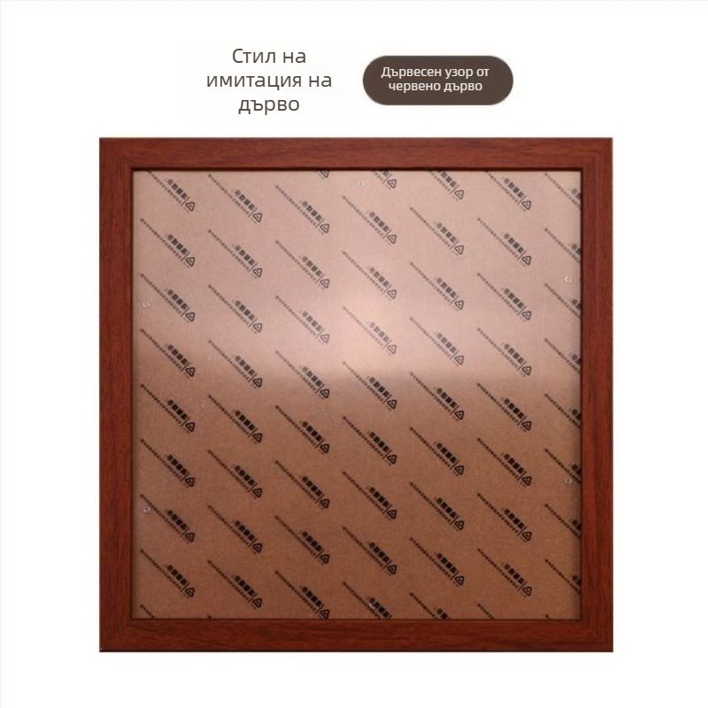 4 броя рамки за картини, квадратни, от масивно дърво и композитно дърво, за китайска живопис и калиграфия