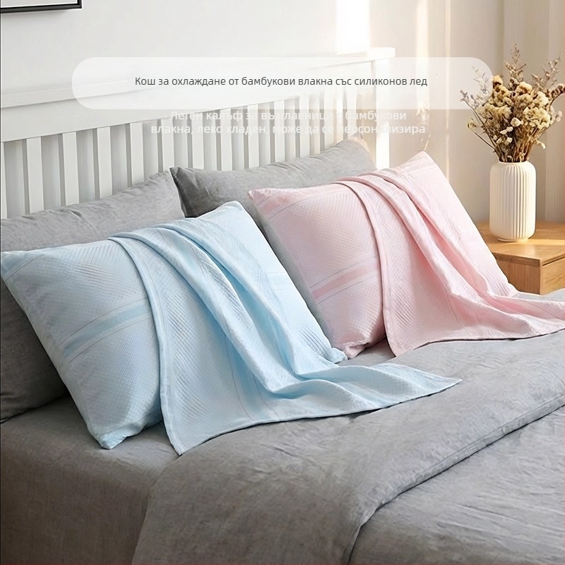 Детски калъф за възглавница от бамбукови влакна с печат на лого, персонализация налична, поддържа единична доставка, категория майка и дете А