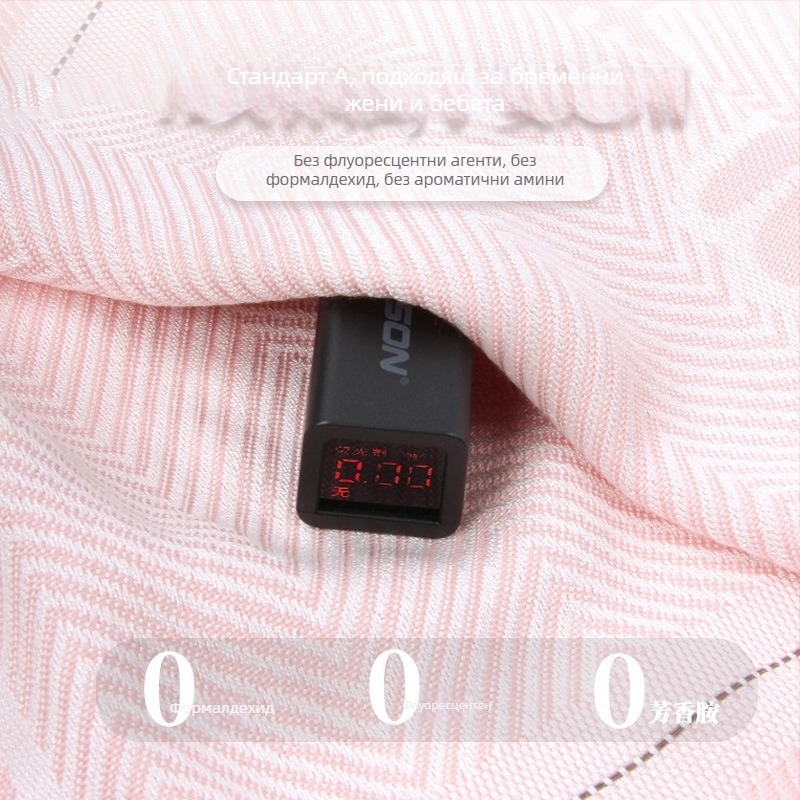 Детски калъф за възглавница от бамбукови влакна с печат на лого, персонализация налична, поддържа единична доставка, категория майка и дете А