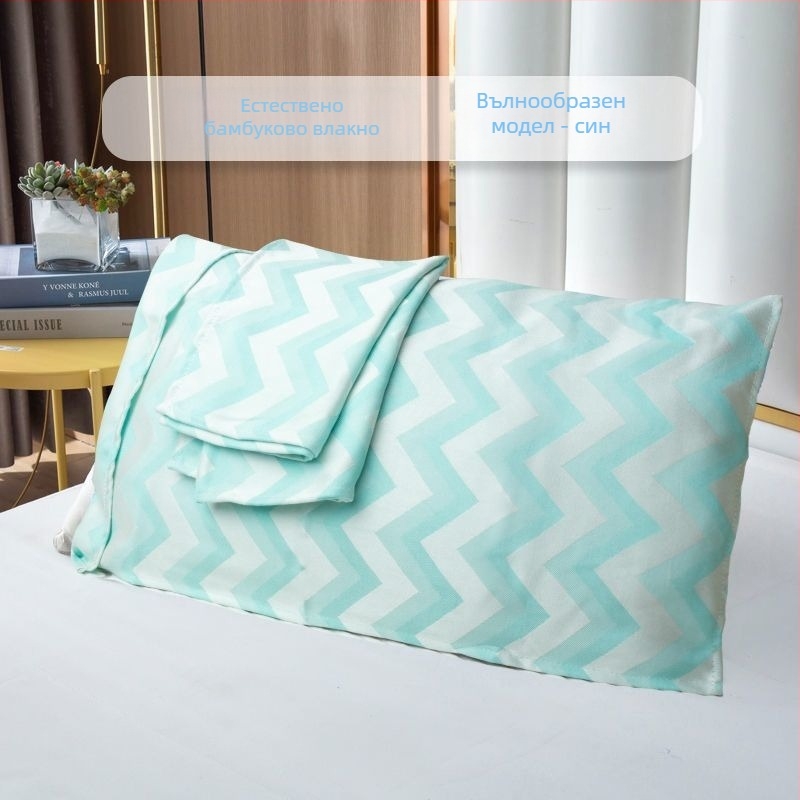 Детски калъф за възглавница от бамбукови влакна с печат на лого, персонализация налична, поддържа единична доставка, категория майка и дете А