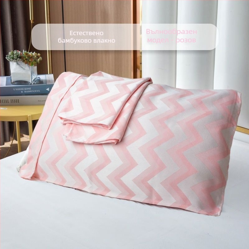 Детски калъф за възглавница от бамбукови влакна с печат на лого, персонализация налична, поддържа единична доставка, категория майка и дете А