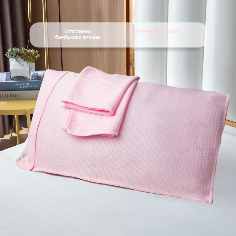 Детски калъф за възглавница от бамбукови влакна с печат на лого, персонализация налична, поддържа единична доставка, категория майка и дете А