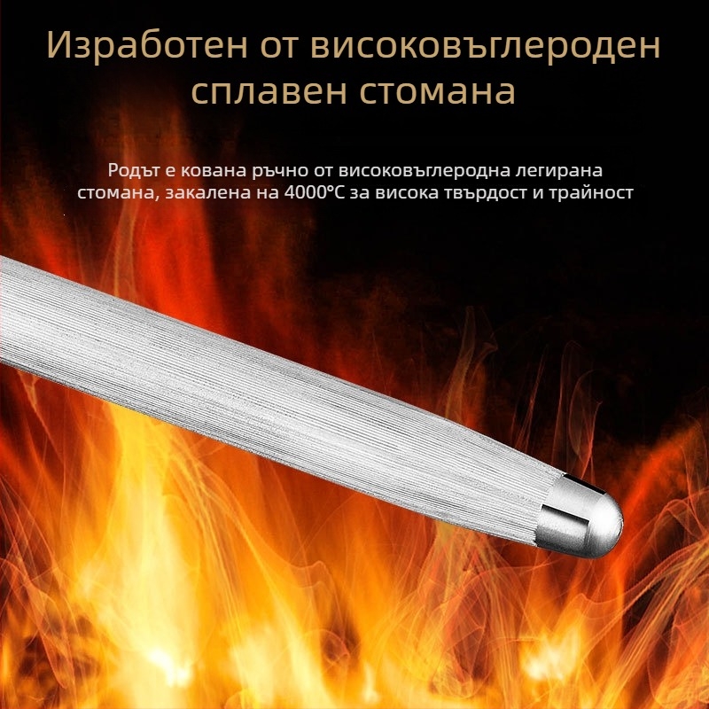 Заточваща пръчка за кухненски ножове — високоуглеродна стомана, професионална, универсален стил, пусната през пролетта на 2022