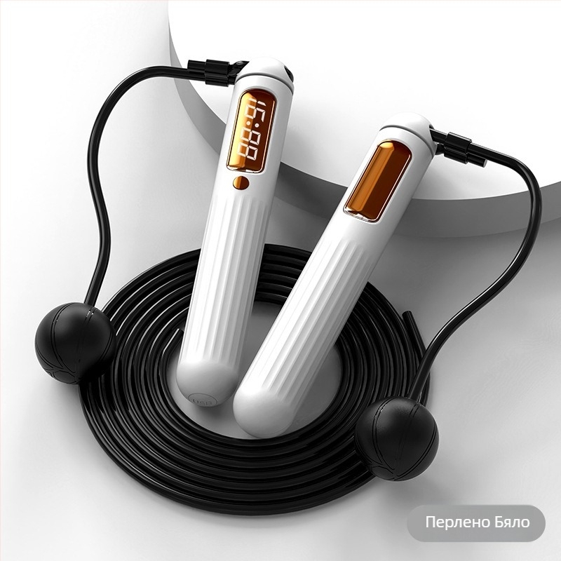 Yin Fire Смарт Bluetooth джъмп роуп със преброяване, безжично, ABS корпус, тежести топчета