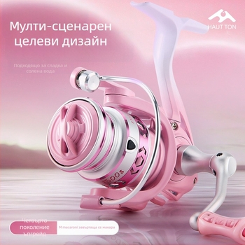 Спининг макара за риболов — Haut ton/Haodun — дълго хвърляне — метален спул — опаковка от 40 бр.