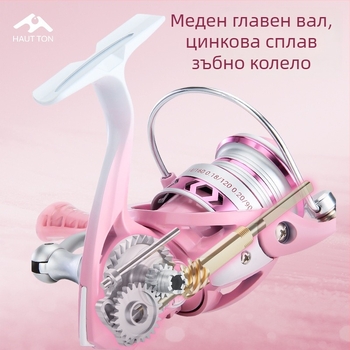 Спининг макара за риболов — Haut ton/Haodun — дълго хвърляне — метален спул — опаковка от 40 бр.