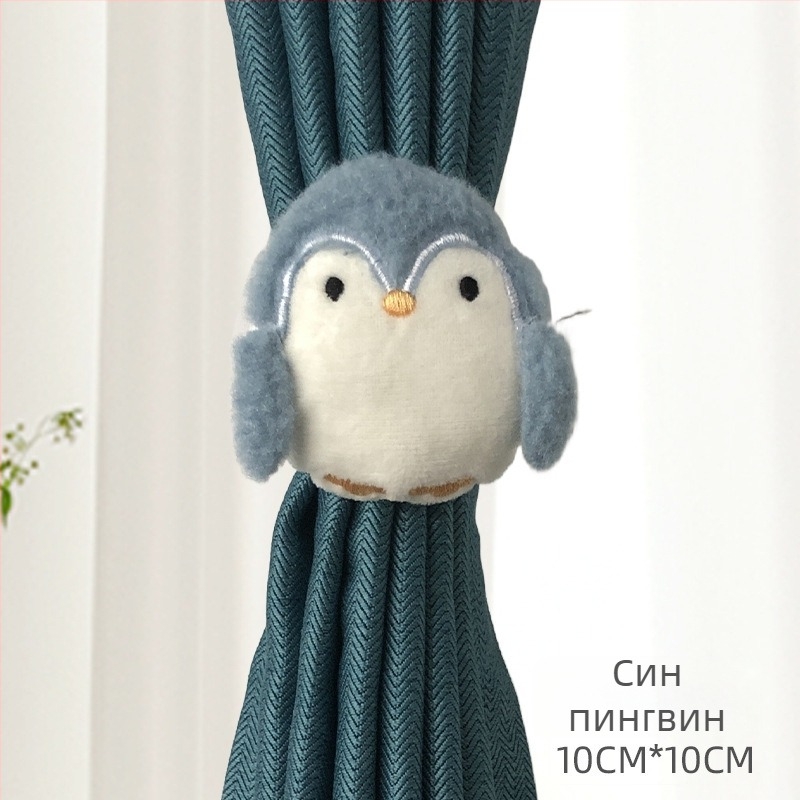 Очарователни карикатурни връзки за пердета за детска стая – без пирони, лесен монтаж